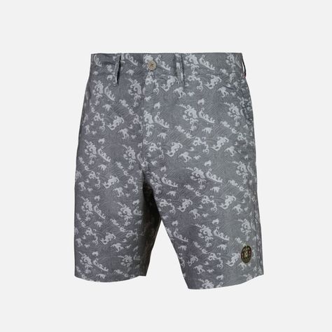 Short Hombre Anfibio Full Print Gris Haka Honu-0