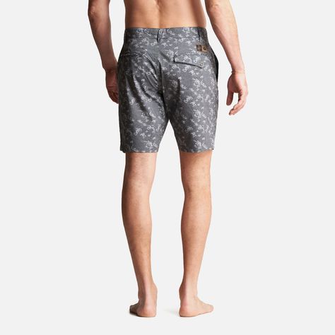 Short Hombre Anfibio Full Print Gris Haka Honu-3