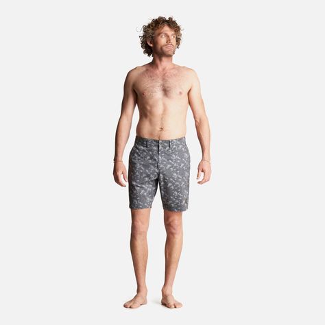 Short Hombre Anfibio Full Print Gris Haka Honu-6