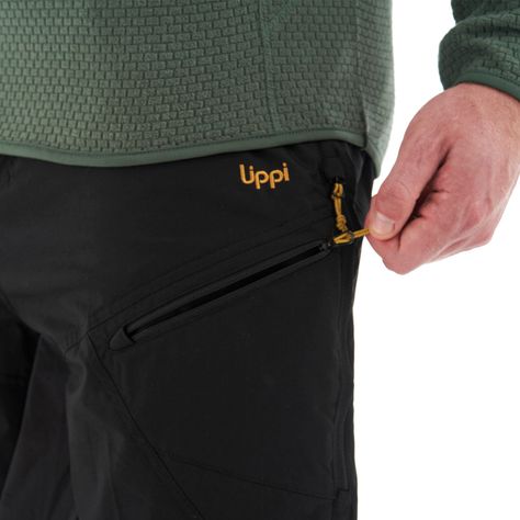 Pantalon Hombre Pioneer Q-Dry Pants Negro Lippi V23-6