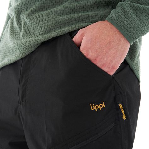 Pantalon Hombre Pioneer Q-Dry Pants Negro Lippi V23-8