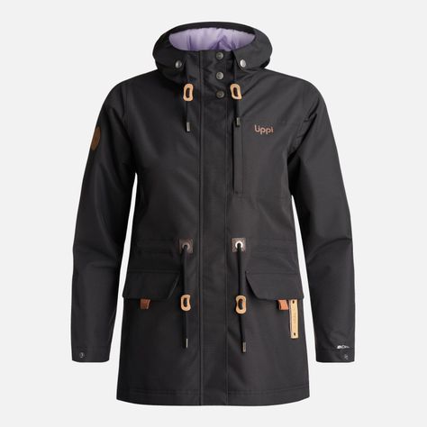Chaqueta Teen Girl Rainy B-Dry Hoody Jacket Negro Lippi-0