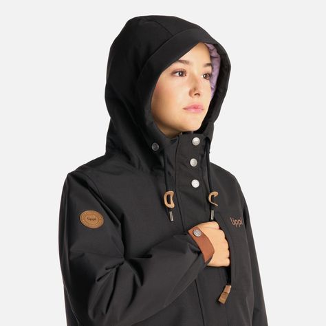 Chaqueta Teen Girl Rainy B-Dry Hoody Jacket Negro Lippi-5