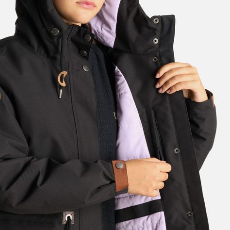 Chaqueta Teen Girl Rainy B-Dry Hoody Jacket Negro Lippi-7
