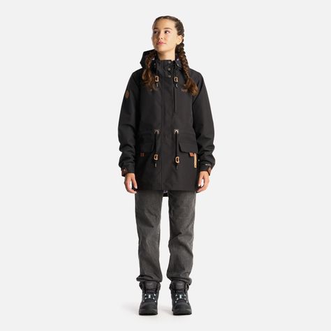 Chaqueta Teen Girl Rainy B-Dry Hoody Jacket Negro Lippi-8