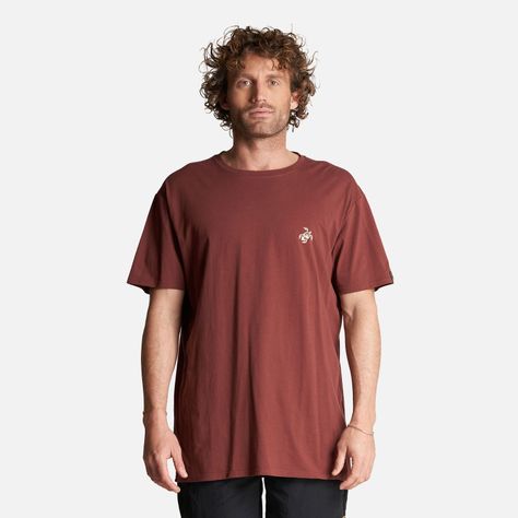 Polera Hombre Nocturna Burdeo Haka Honu-1