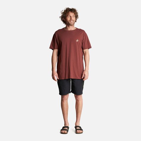 Polera Hombre Nocturna Burdeo Haka Honu-5