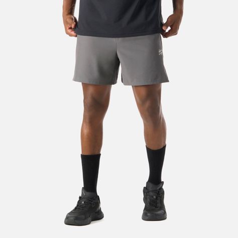 Shorts Hombre Built To Move 2-in-1 5" Gris Medio Vulcano-0
