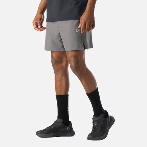 Shorts Hombre Built To Move 2-in-1 5" Gris Medio Vulcano-1