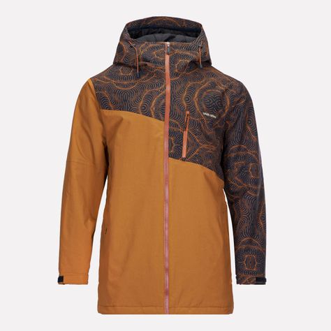 Chaqueta Hombre Yeti Print Terracota Haka Honu-0