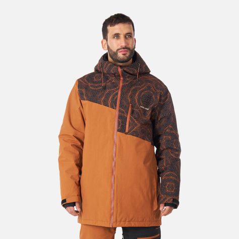 Chaqueta Hombre Yeti Print Terracota Haka Honu-1