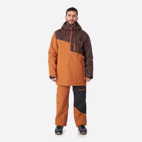 Chaqueta Hombre Yeti Print Terracota Haka Honu-7