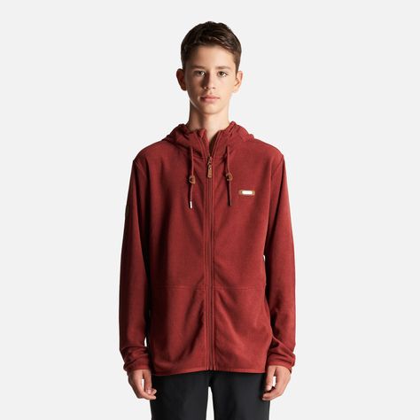 Poleron Teen Boy Stripes Nano-F Full Zip Hoody Vino Lippi I24-1