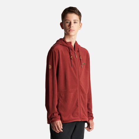 Poleron Teen Boy Stripes Nano-F Full Zip Hoody Vino Lippi I24-2