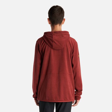 Poleron Teen Boy Stripes Nano-F Full Zip Hoody Vino Lippi I24-3