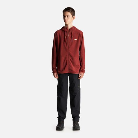 Poleron Teen Boy Stripes Nano-F Full Zip Hoody Vino Lippi I24-6