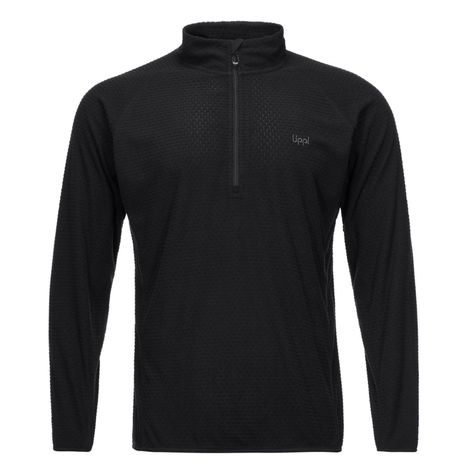 Poleron Hombre Jacaranda Nano-F 14 Zip Negro Lippi V23-0