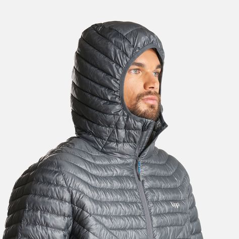 Chaqueta Hombre Ten-D SteamPro Hoody Jacket Gris Medio Lippi-4