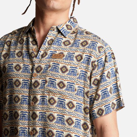 Camisa Hombre Aflora Full Print Café Haka Honu-4
