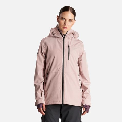 Chaqueta Mujer Sierra Nevada Light B-Dry Hoody Jacket Rosa Claro Lippi-1