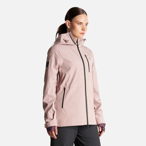 Chaqueta Mujer Sierra Nevada Light B-Dry Hoody Jacket Rosa Claro Lippi-2