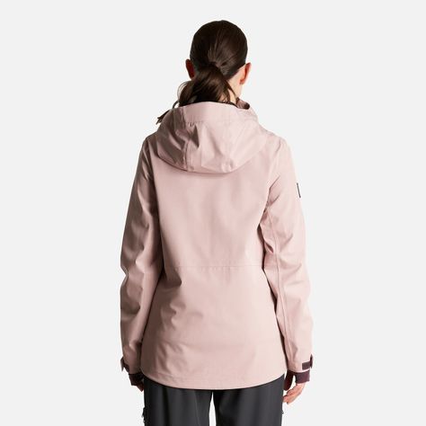 Chaqueta Mujer Sierra Nevada Light B-Dry Hoody Jacket Rosa Claro Lippi-3