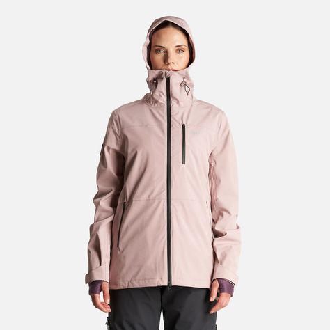Chaqueta Mujer Sierra Nevada Light B-Dry Hoody Jacket Rosa Claro Lippi-4