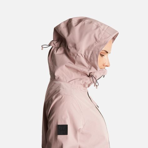 Chaqueta Mujer Sierra Nevada Light B-Dry Hoody Jacket Rosa Claro Lippi-6