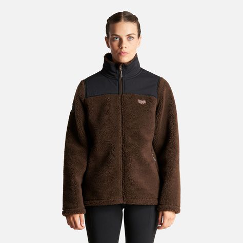 Chaqueta Mujer Glaciar Sherpa Pro Jacket Café Lippi-1