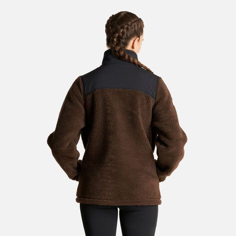 Chaqueta Mujer Glaciar Sherpa Pro Jacket Café Lippi-3