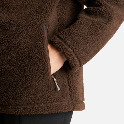 Chaqueta Mujer Glaciar Sherpa Pro Jacket Café Lippi-5