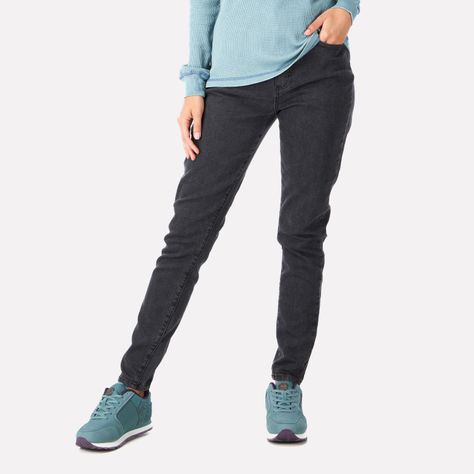 Pantalon Mujer Jeans con Gin Negro Haka Honu I22-1