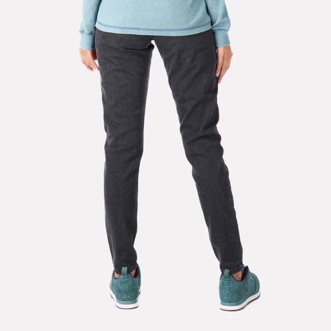 Pantalon Mujer Jeans con Gin Negro Haka Honu I22-2