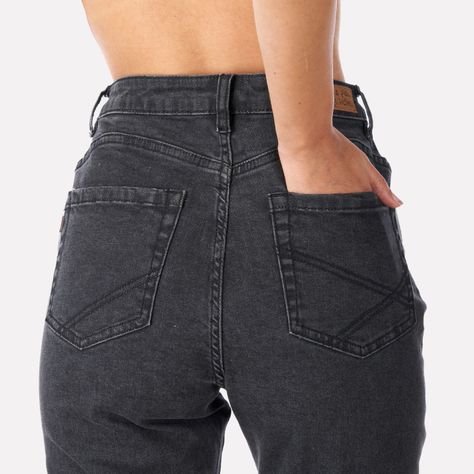 Pantalon Mujer Jeans con Gin Negro Haka Honu I22-3