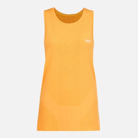Polera Mujer 4 Run Seamless Trail T-Shirt Amarillo Lippi 23-0