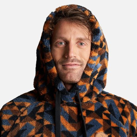 Poleron Hombre Cangur-Oso Full Print Mostaza Haka Honu-4