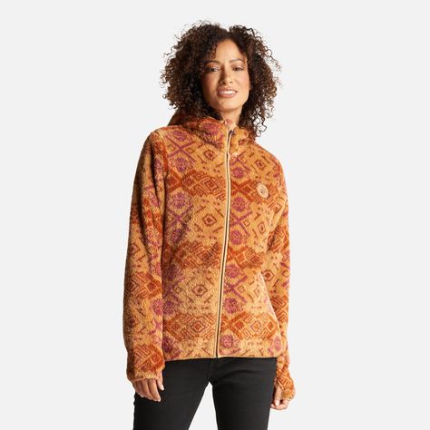 Chaqueta Mujer Calur-oso Full Print Camel Haka Honu-1