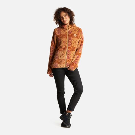 Chaqueta Mujer Calur-oso Full Print Camel Haka Honu-7