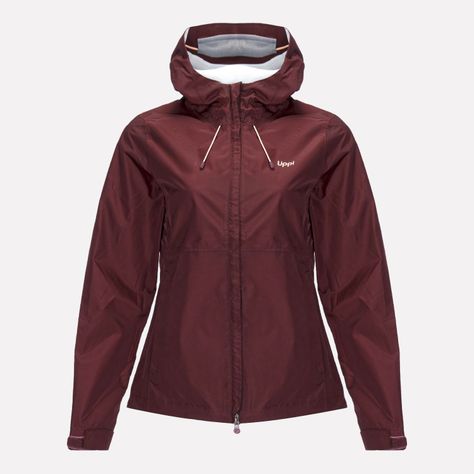 Chaqueta Mujer Shield B-Dry Hoody Jacket Burdeo Lippi-0