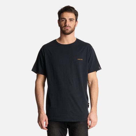 Polera Hombre Natural Negro Haka Honu-0