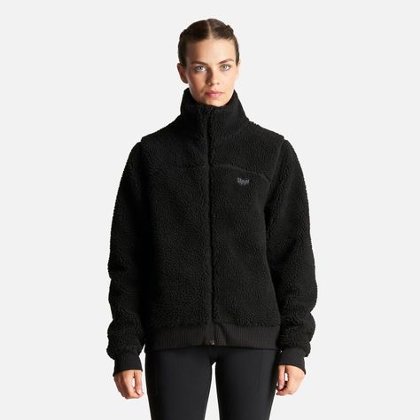 Chaqueta Mujer Glaciar Sherpa Pro Jacket Negro Lippi-1