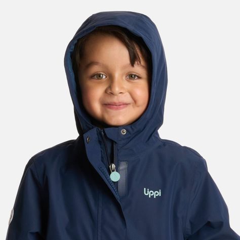 Chaqueta Niño Cold Place B-Dry Hoody Azul Marino Lippi I25-3