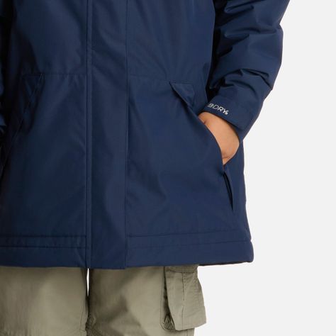Chaqueta Niño Cold Place B-Dry Hoody Azul Marino Lippi I25-4