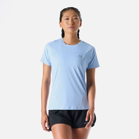 Polera Mujer Built To Move T-Shirt Celeste Vulcano-0