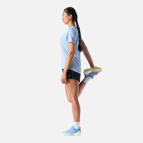 Polera Mujer Built To Move T-Shirt Celeste Vulcano-2