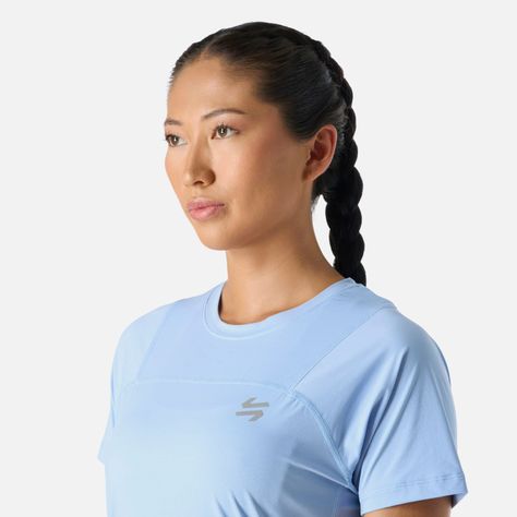 Polera Mujer Built To Move T-Shirt Celeste Vulcano-4