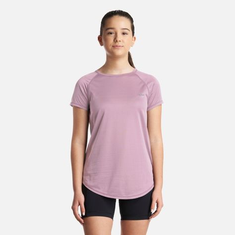 Polera Teen Girl Core Q-Dry T-Shirt Lila Lippi-0