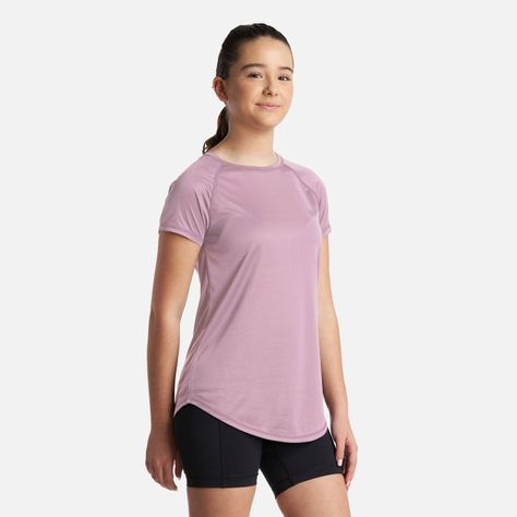 Polera Teen Girl Core Q-Dry T-Shirt Lila Lippi-1