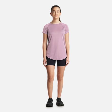 Polera Teen Girl Core Q-Dry T-Shirt Lila Lippi-4