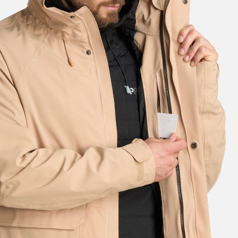 Chaqueta Hombre All in Fusion 3 Jacket Caqui Lippi I25-9